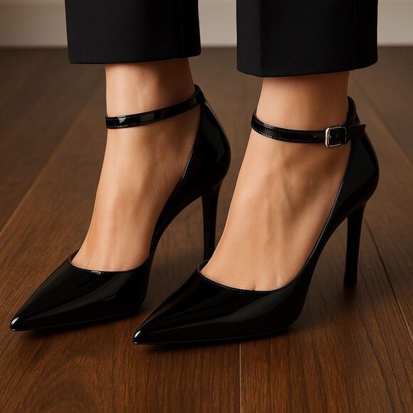 Calvin Klein Women's D Orsay Black Pointed Heels - Picture 6 of 7